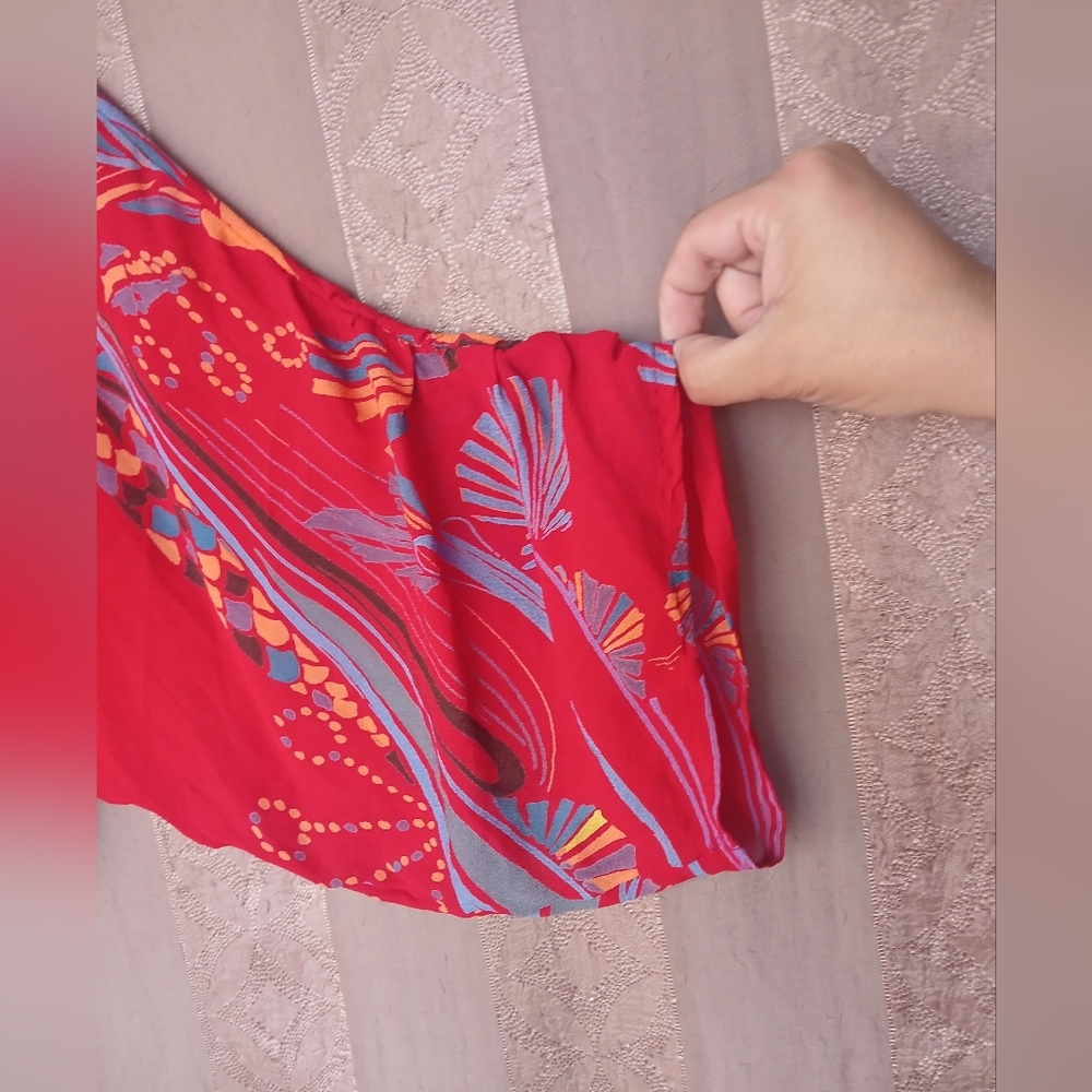 💎 Free People Women's Top Beneath The Sea Dolman Sleeve Sheer Boho - Picture 8 of 12